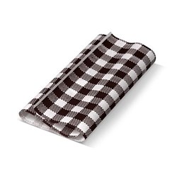 Greaseproof Paper Black Gingham (20) 200s