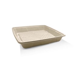 Sugarcane Platter 12 Inch Unbleached 100s UCP12* N