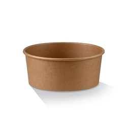 Salad Bowl Kraft PE 32oz 300s KSB32E*