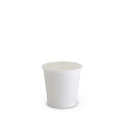 Cup Single Wall 4oz White 50s (20) 4TFSWW