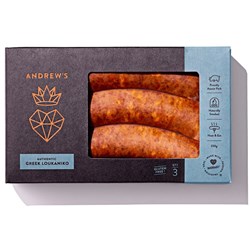 Loukaniko Authentic Greek Sausage BOX*8 (330gx8)