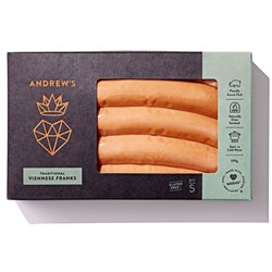 Viennese Franks Deli Box*8 (330gx8) 5s per pack
