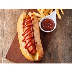 Milk Bun Hot Dog Roll 60X95gm