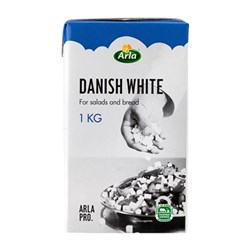 Danish Feta White Cheese 1k (12)  Tetrapak