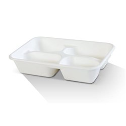 Sugarcane 4 Compartment Tray 300s* TR4