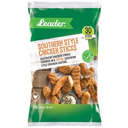 Southern Style Chicken Sticks 1kg (6) D