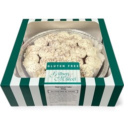 Gluten Free Red Velvet Cake Round 7in 600gx4 (FRZ)