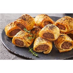 Party Sausage Roll Beef Caramelised Onion 48s 35g
