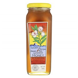 Honey Real Organic Leatherwood 12x500g  
