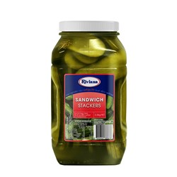 Gherkin Sliced Sandwich Stackers 2.2kg (6)