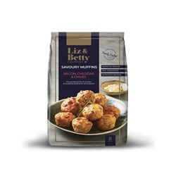Savoury Muffins Bacon & Cheddar 320gx5 FZ