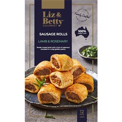 Party Sausage Rolls Lamb & Rosemary 420gx6 FZ