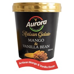 Gelato Mango Vanilla Bean 6x500ml RETAIL FZ