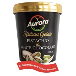 Gelato Pistachio White Choc 6x500ml RETAIL FZ