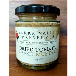 Dried Tomato & Basil Mustard 210gx6