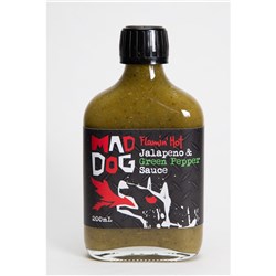 MadDog Flam' Hot Jalapeno Grn Pepper Sauce 200mlx8