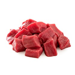 Beef Diced Large Frozen RW App 5kg