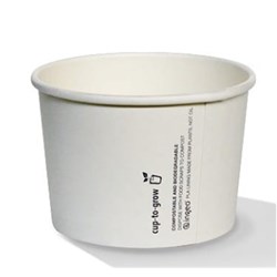 Paper Bowl PLA 8oz Plain 1000s* PBPB8
