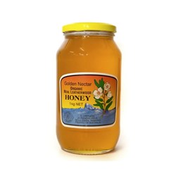 Honey Real Organic Leatherwood 1kg (12)