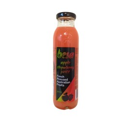 Besa Fresh Pressed Apple Strawberry Juice 310ml*12