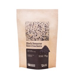 Black Sesame Rice Crackers 12x75g