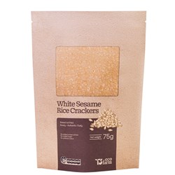 White Sesame Rice Crackers 12x75g