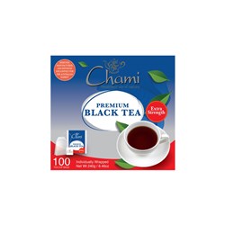 PAPER ENV T BAG 100EXTRA STRENGTH BLACK TEA
