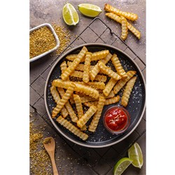 Crispy Coated Crinkle Cut Chip 13mm 4x3kg