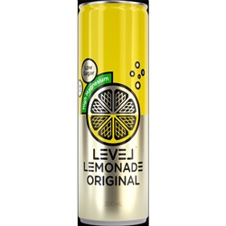 Level Lemonade Original can 300ml x12