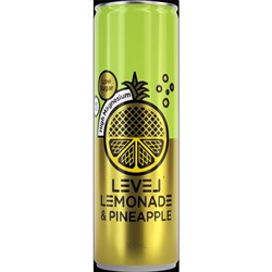 Level Lemonade Pineapple can 300ml x12