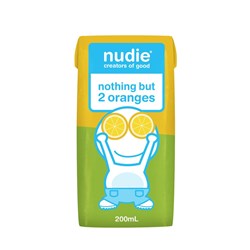 Nudie Kids 2 Oranges 200mlx10 *