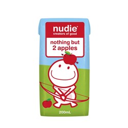 Nudie Kids 2 Apples 200mlx10 *