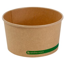 Salad Bowl 32oz Kraft PLA 300s EC-PLC32N