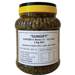 Capers In Brine Capote 9-11mm 2K (6) 